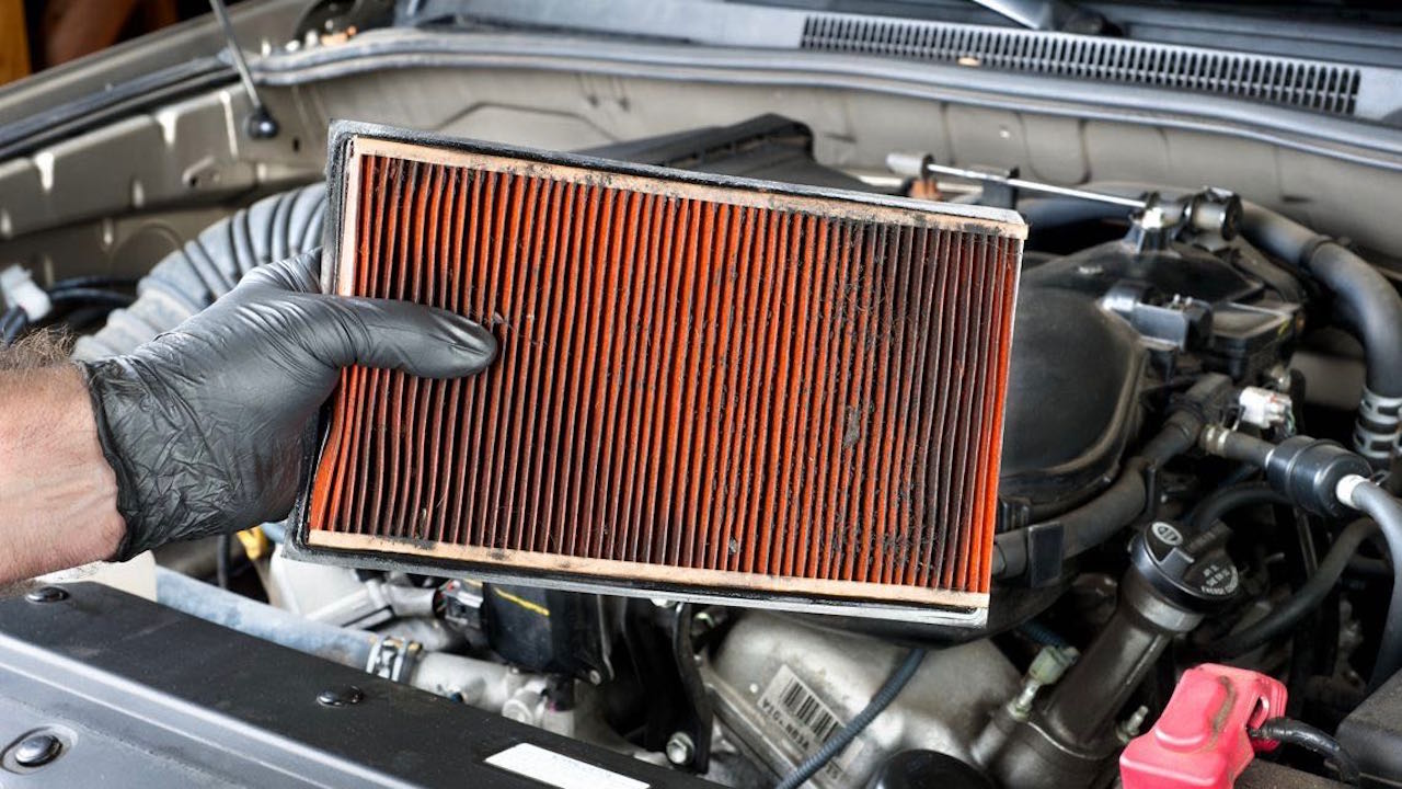 Filtro de aire y piezas del motor